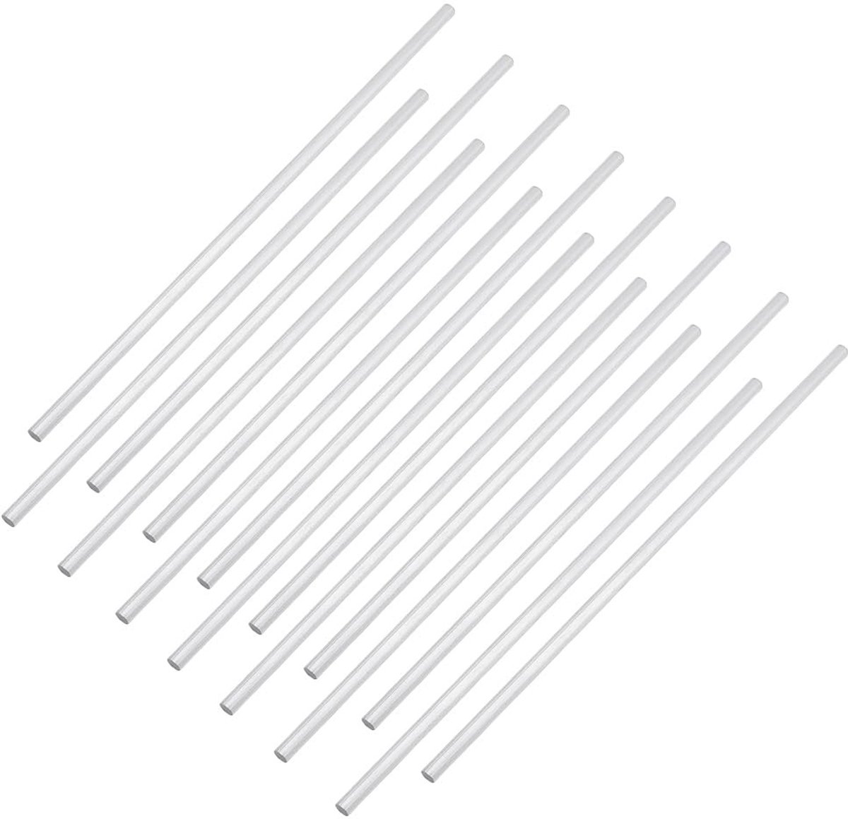 Dailygoods- Aluminium Ronde Staaf 20 Stuks - 6061 Aluminium - 25 cm L x 6 mm D - Metaalbewerking - Doe-het-zelf Handwerk - Duurzaam Materiaal - Metalen Staven