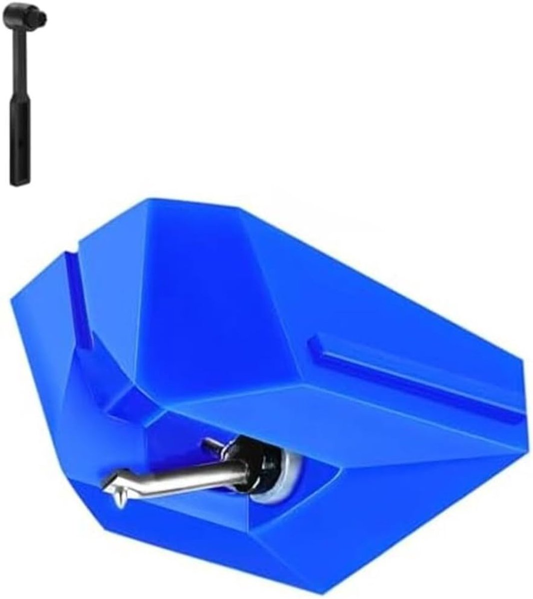 Naald Vervanging - Stylus Naald - Muziek Luisteren - Hoge Geluidskwaliteit - 3 x 3 x 3 cm - Blauw