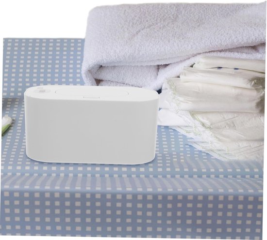 Babydoekjes Verwarmer - Draagbare Doekjes - Baby Warm Houden - Constante Temperatuur - 20 x 8.5 x 12 cm - Wit — afbeelding 5