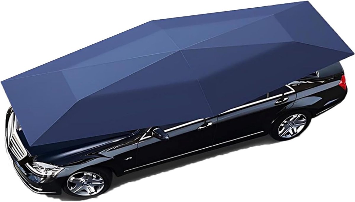 Automatische Autotent - Draagbare Luifel - Voertuig Beschermen - Volledig Automatisch - 5.2m - Blauw