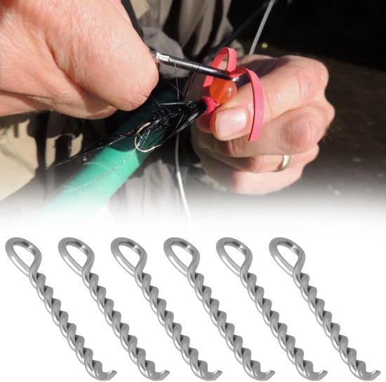 Dailygoods- Boilie Pins 60 Stuks - 8 Mm Roestvrij Staal - Geschikt voor 6-10 Mm Boilies - Duurzaam en Corrosiebestendig - Lichtgewicht en Compact - Spiraalontwerp voor Stevige Bevestiging - Aasnaalden van Dailygoods — afbeelding 4