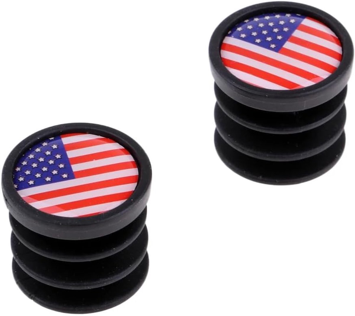 Fiets Stuurdoppen - Handvat Afsluiters - Fiets Beschermen - Standaard 22.2mm - 22 mm Breed - Zwart