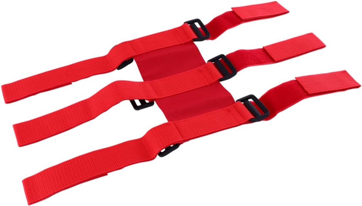Brandblusser Band - Bevestigingsriem - Veilig Opbergen - Duurzaam Nylon Materiaal - 50x2cm - Rood