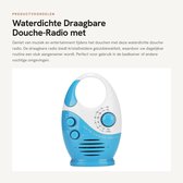 Dailygoods- Doucheradio Waterdicht - Draagbare Badkamerradio