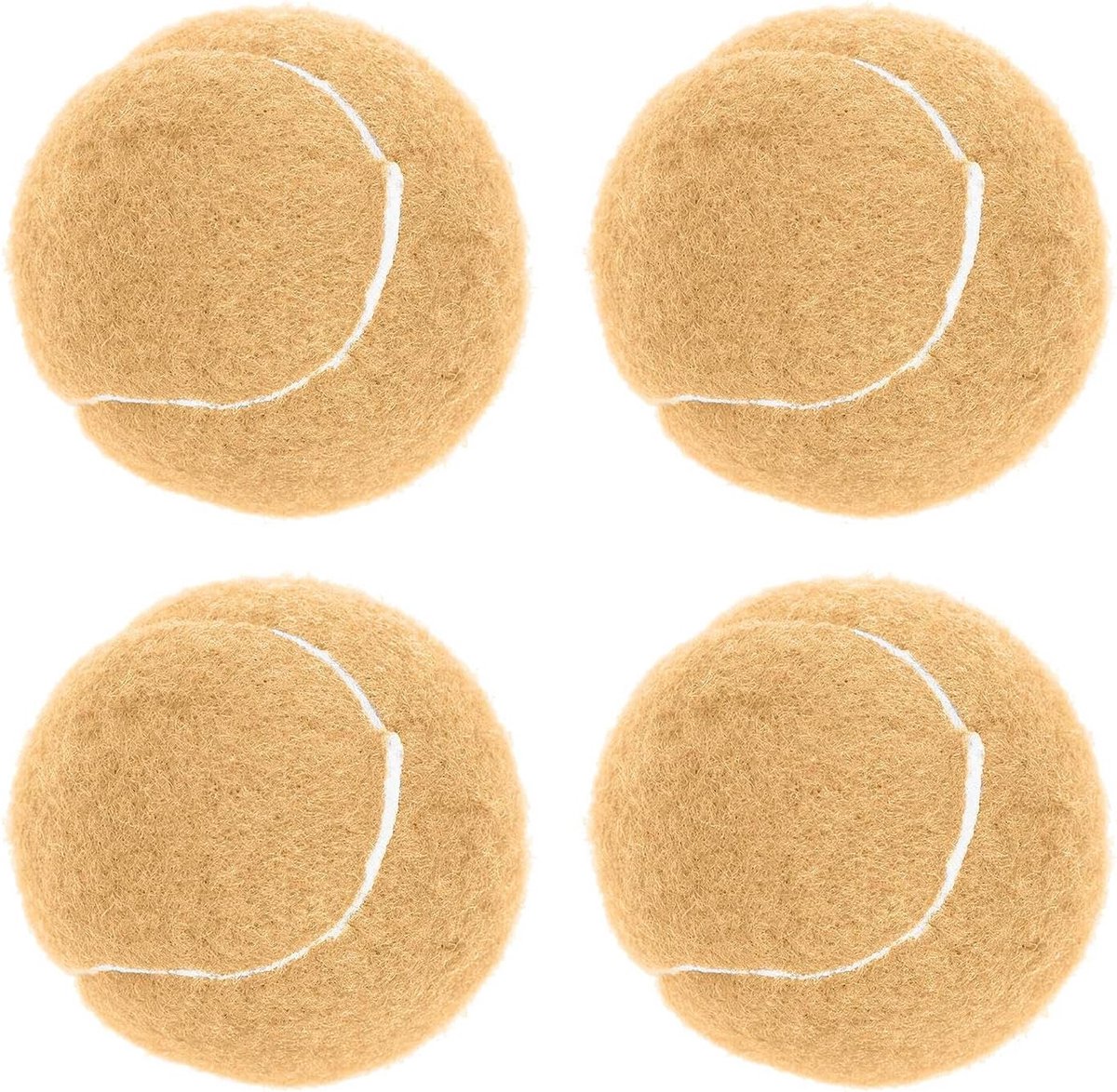 Vloerbeschermers Stoelen - Meubeldoppen - Vloeren Beschermen - Flexibel Antislip Rubber - 4 Stuks - Beige