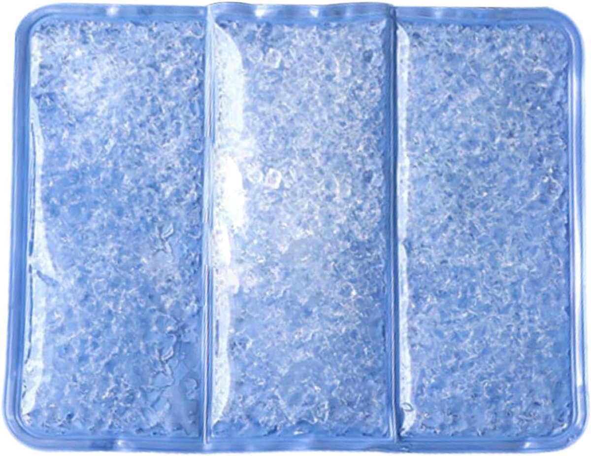 Koel Gel Pad - Zitkussen Kussen - Comfortabel Zitten - Herbruikbaar Zonder Water - 40 x 32 cm - Blauw