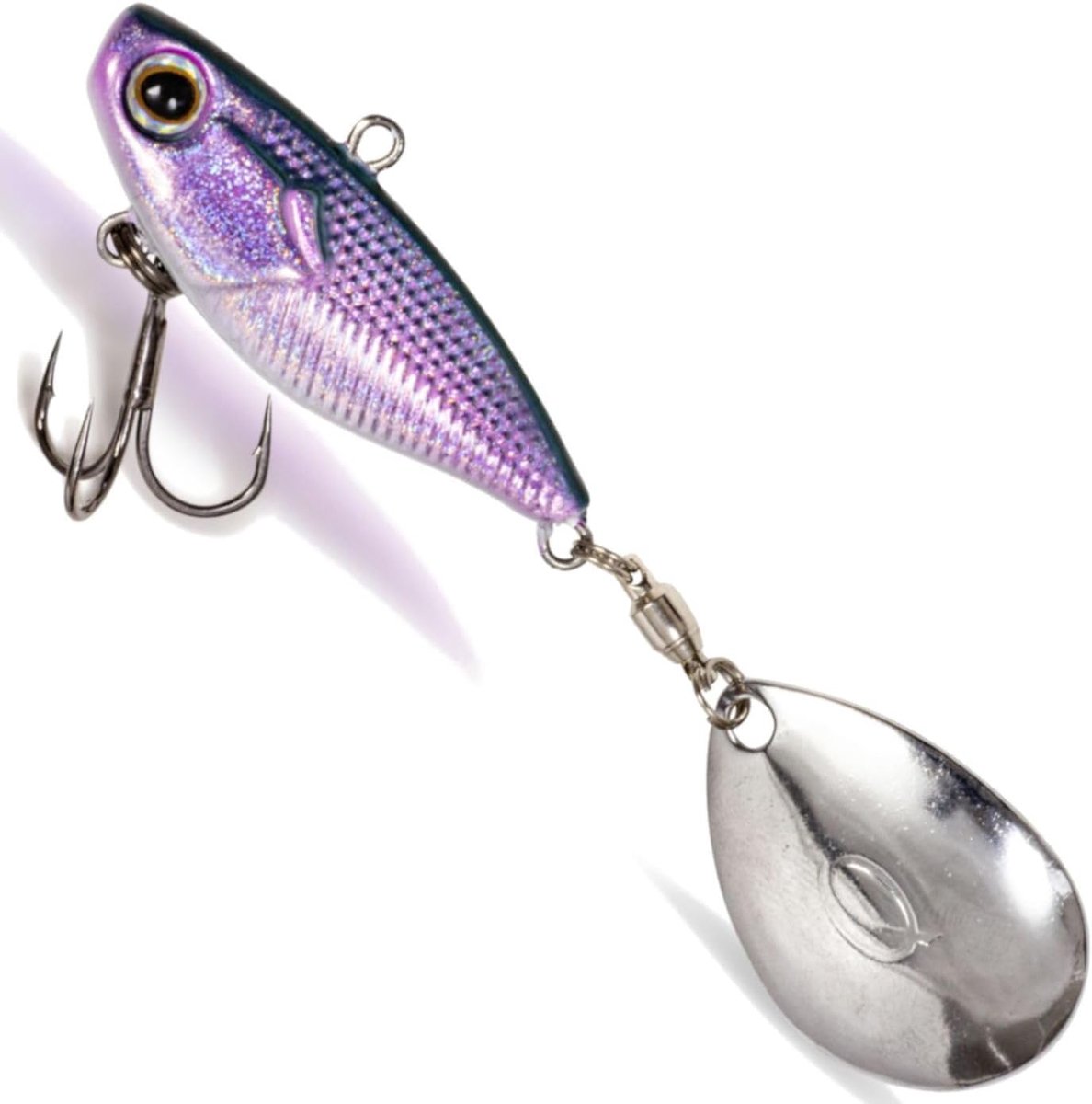 Spin-Jig Kunstaas - Baitfish Lokaas - Vissen Vangen - Natuurlijke Beweging - 3.8cm 14g - Zilver