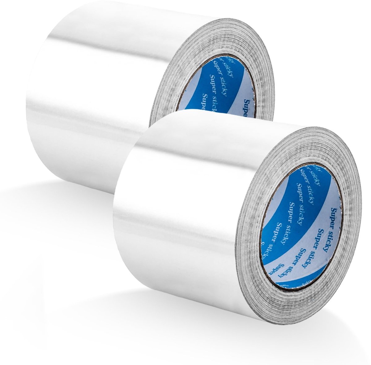 Dailygoods - Aluminium Tape 100mm x 50m - 2 Stuks, Hittebestendig en Zelfklevend