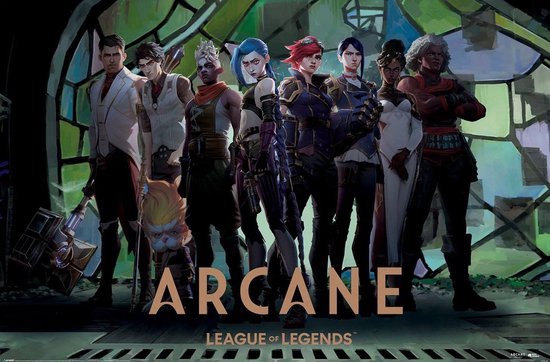Arcane: League of Legends poster - steampunk - TV - Violet - Powder - Jinx - 61 x 91.5 cm