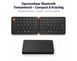 Opvouwbaar toetsenbord-Bluetooth Toetsenbord -Mini toetsenbord- Magnetisch Sluitend- Draadloos-Foldable keyboard