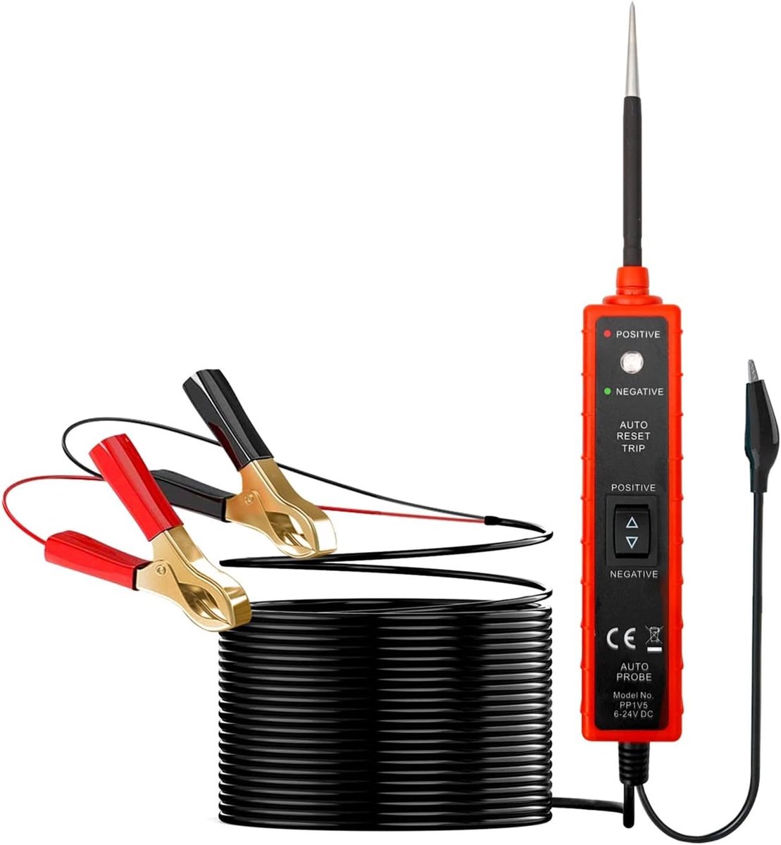 Elektrische Tester - Systeem Pen - Auto Onderhoud - Brede Bereik Toepassingen - 6-24V DC - Rood