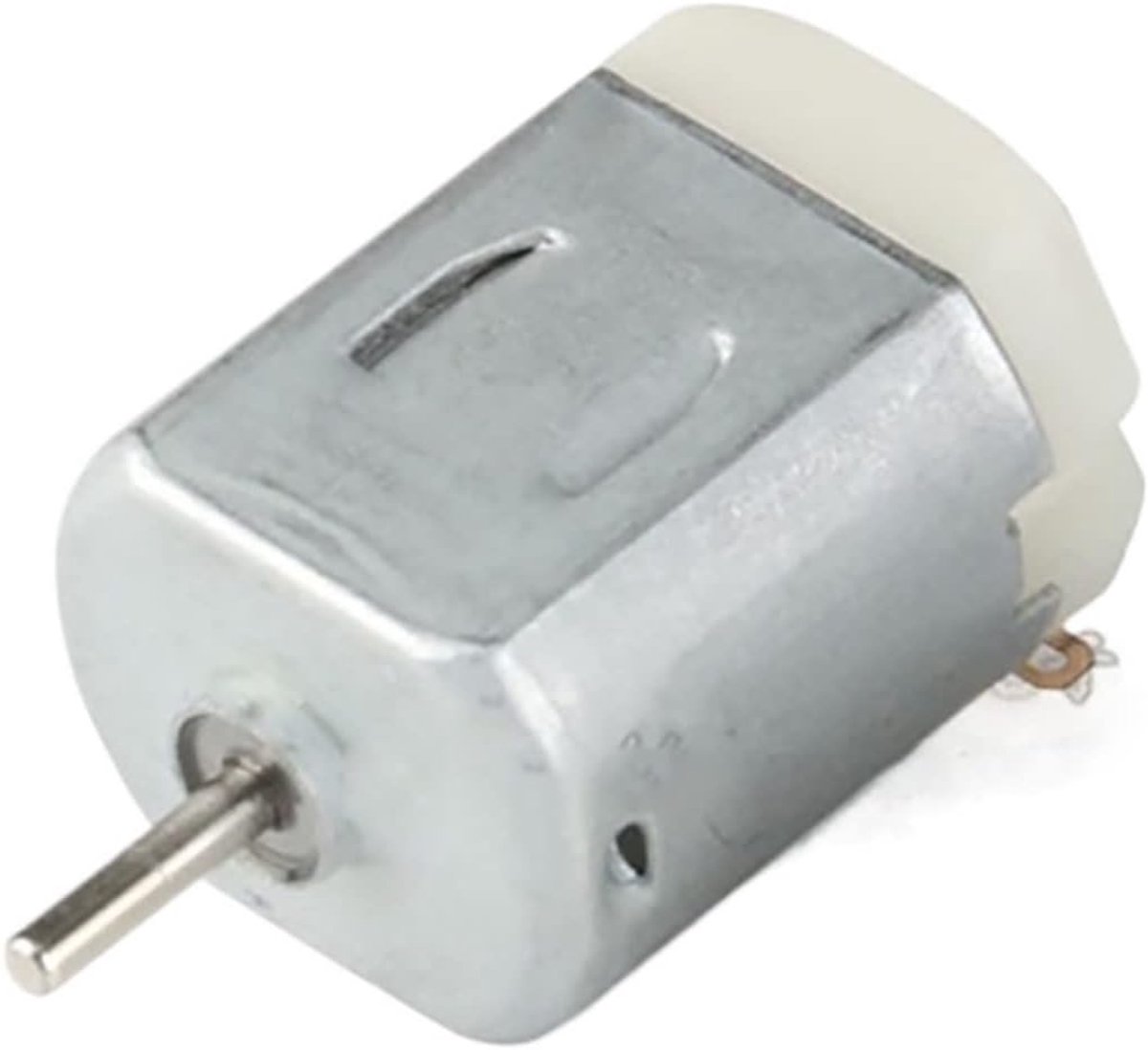 DC Motor - Kleine Motor Hobby - Modelbouw DIY - Hoge Kwaliteit Metaal - 3 Volt 16500 RPM - Zilver