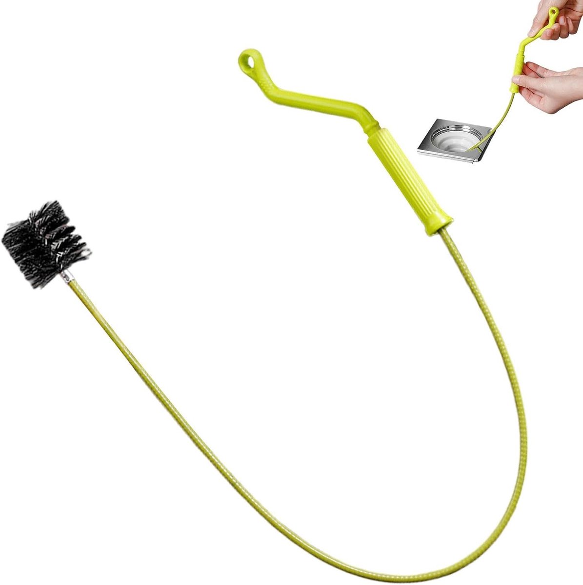 Afvoerreiniger Spiraal - Pijpenreiniger Ontstopper - Verstopping Verhelpen - Flexibele Robuuste Spiraal - 54 cm - Niet gespecificeerd