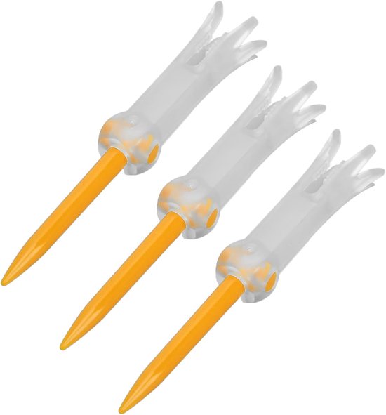 Golf Tees - Opvouwbare Tees - Golf Training - 6-klauw Ontwerp - 85 mm - Oranje van GOLF — afbeelding 2