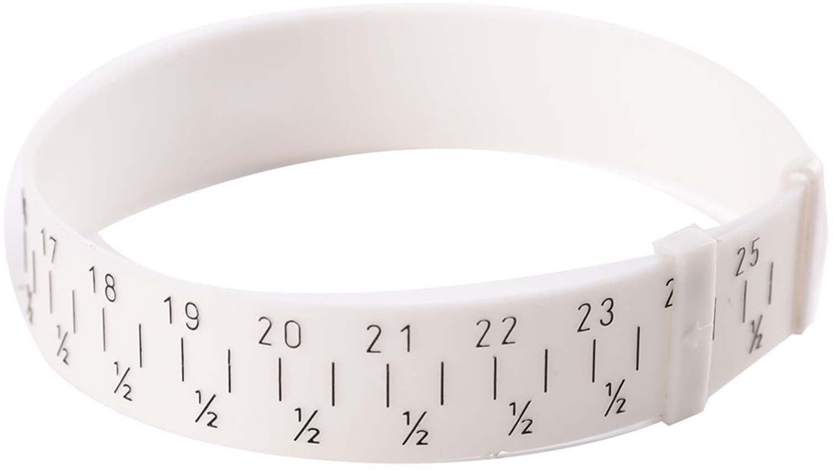 Dailygoods- Polsmeter duurzaam - Ringmaat Meter - Armbandmaatvoering - Lichtgewicht - Nauwkeurige metingen - Compact ontwerp - Ringmaatmeter