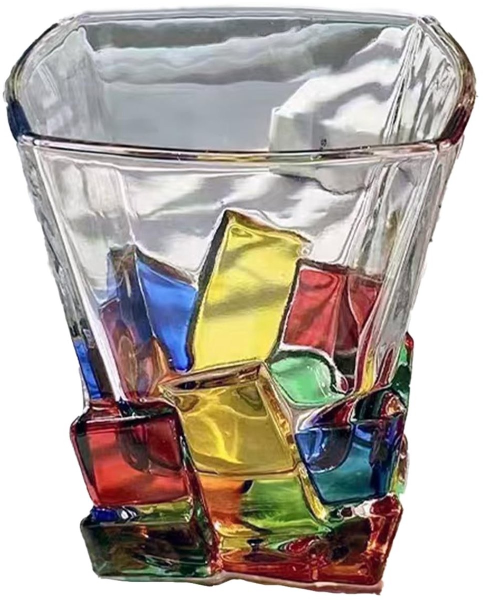 Dailygoods - Whiskyglas, cocktailglas, decoratief, voor whisky, rum, bar, party, mannengeschenken