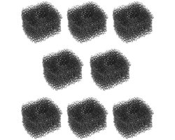 Dailygoods- Schuimfilter voor huisdieren - Filterspons Aquarium - Compatibel met Orsda D60 - 8 Stuks - 3,4 x 3 cm - Verlengt levensduur waterpomp
