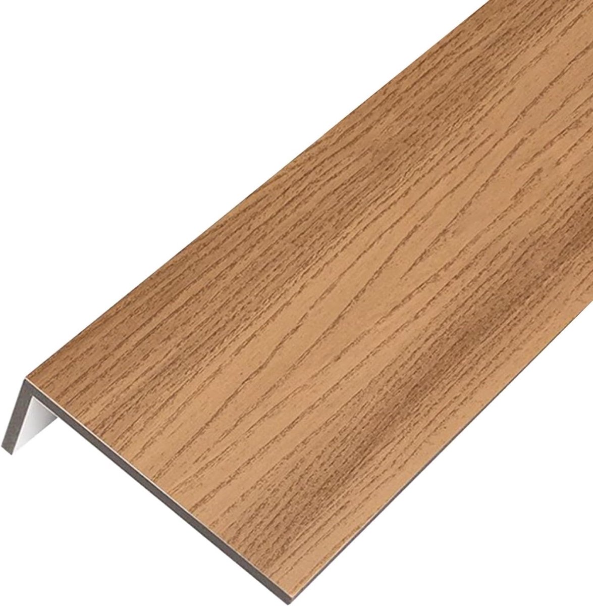 Vensterbankafdekking - Afdekplaat - Bescherming en Decoratie - Houtnerf Afwerking - L60 x B10cm - Houtkleur
