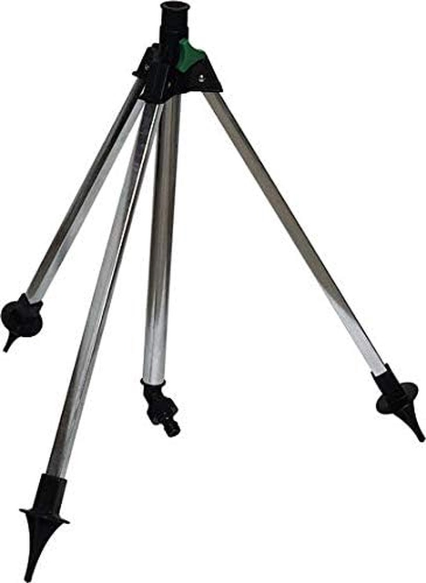 Verstelbare Trap - Gas Aansluiting - Bewatering Installeren - Verzinkt Metaal - 51-84 cm - Zilver