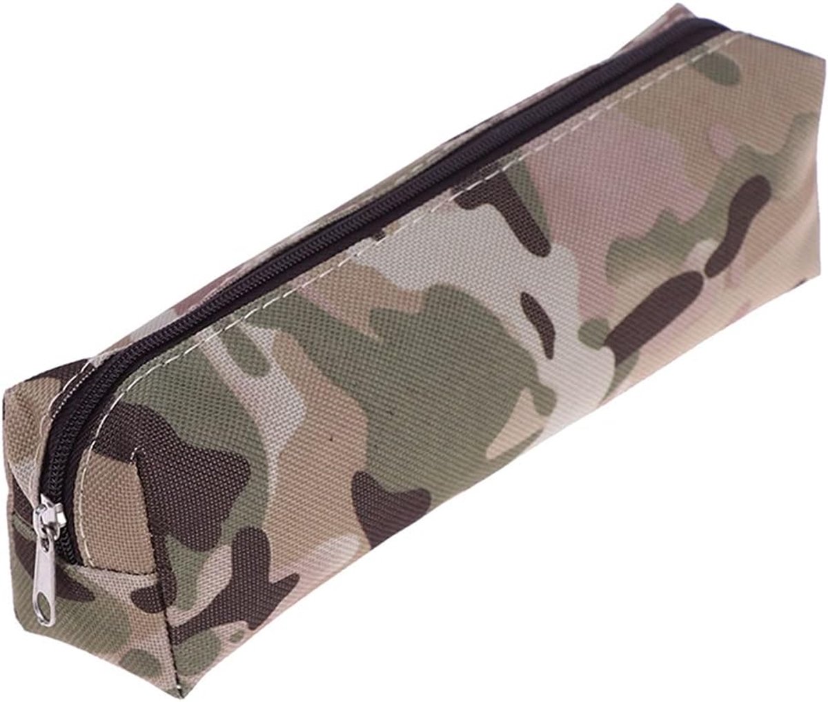 Etui Camouflage - Pennenzak Tas - Schoolbenodigdheden Opbergen - Lichtgewicht Vlekbestendig - One Size - Multicolor