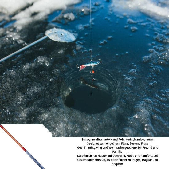 Solidchoice- Handstok Draagbaar - Intrekbare Hengel - Telescopische Paal - Zoetwater Vissen - Harde Visuitrusting - Geschikt voor Diverse Visplaatsen van Solidchoice — afbeelding 5