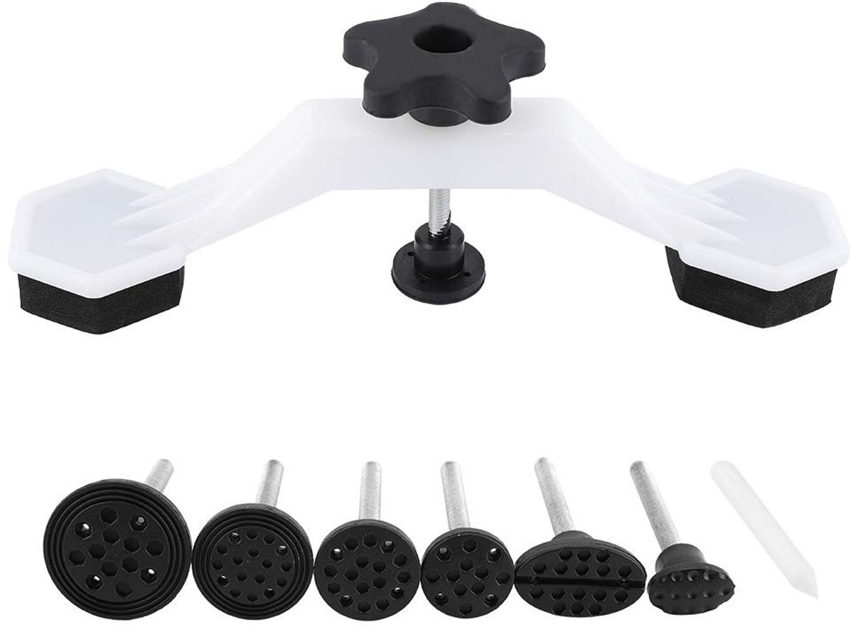 Dailygoods- Deukentrekker - Brugtrekker - Reparatieset - Treklipjes - Schilderloze Reparatie - Voor Auto/Koelkast - Deukreparatieset