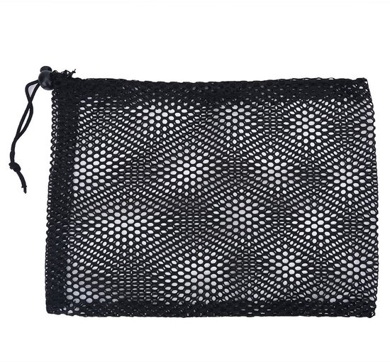 Dailygoods - Dailygoody - Golfballen Tas - Nylon Mesh - Trekkoord Ontwerp - Formaten S/M/L - Ideaal voor Golf en Tennis - Handig en Praktisch van Dailygoods — afbeelding 3