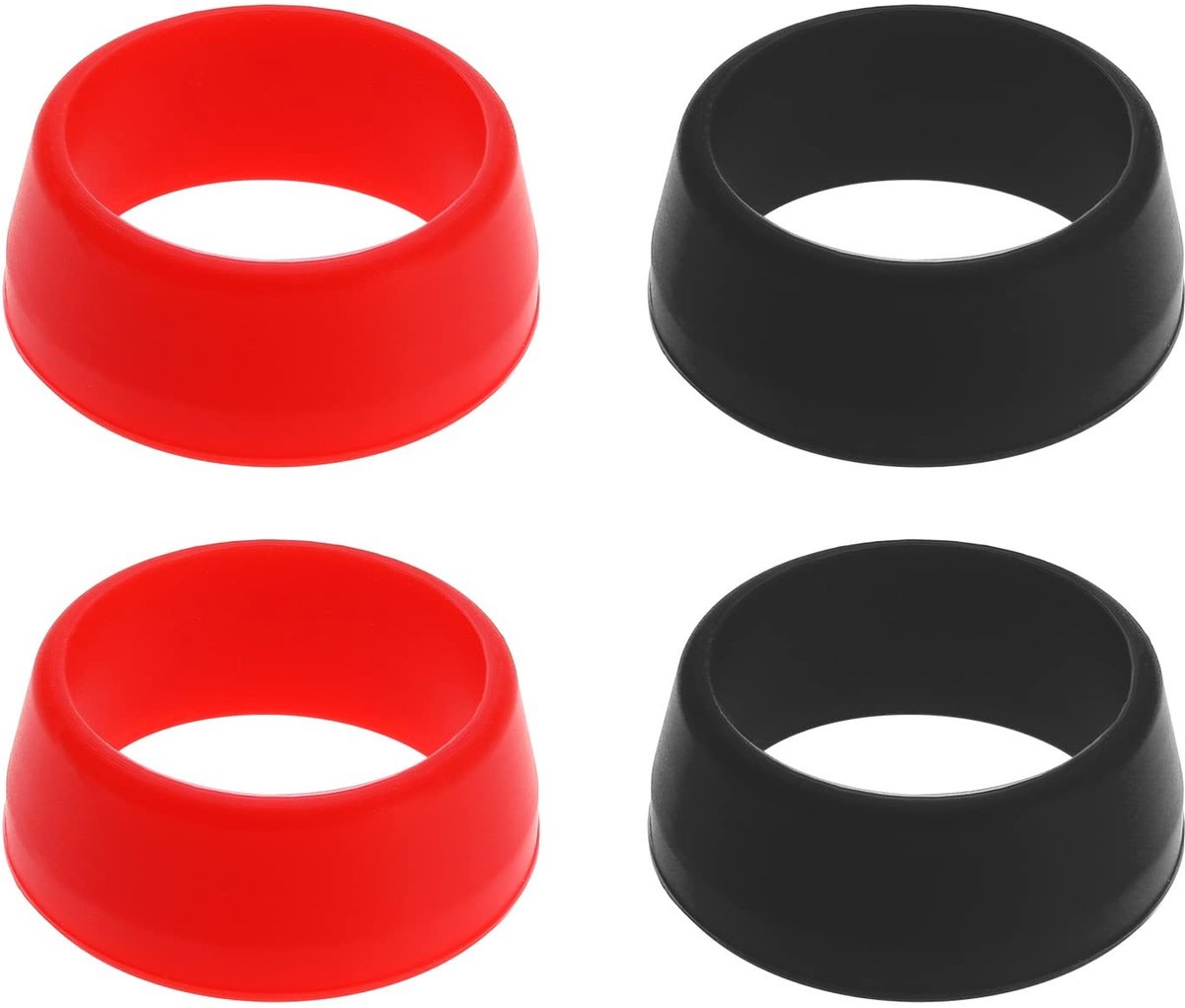 Dailygoods- Zadelpen Waterdicht - Siliconen Rubber Ring - Antislip - Beschermhoes - 4x Zadelpen 25-30mm - Hoge Elasticiteit - Zadelpenhoes