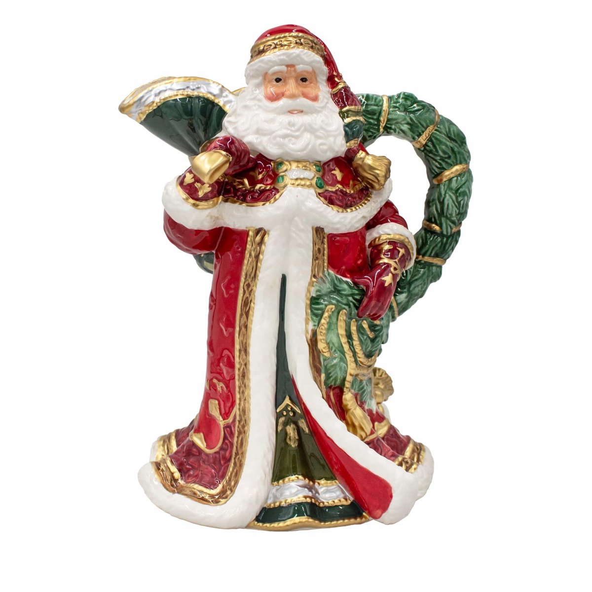 Dailygoods - Fitz & Floyd Keramische Kruik, Handgemaakt en Versierd, 32 cm