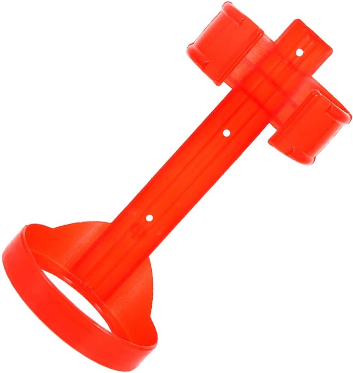 Brandblusserhouder - Beugel Houder - Snelle Toegang - Stevig Kunststof - 18.5x9x9cm - Rood
