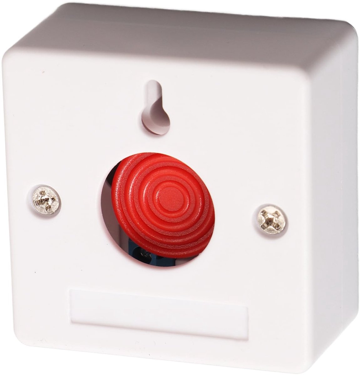 Dailygoods- Paniekknop Duurzaam Paneel - Noodknop voor Senioren - Handmatige Reset - Beveiligingssystemen - Schokbestendig - Kunststof Behuizing