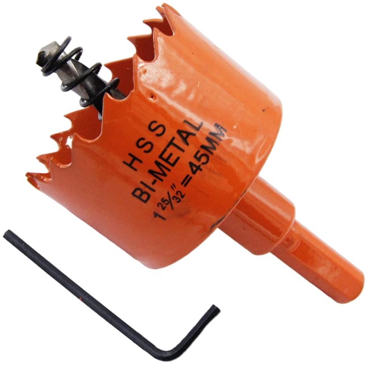 Dailygoods - Hole saw - Boren in hout - Duurzaam en scherp - Oranje - Gips - Voor precisie boorwerk - Geschikt voor diverse materialen