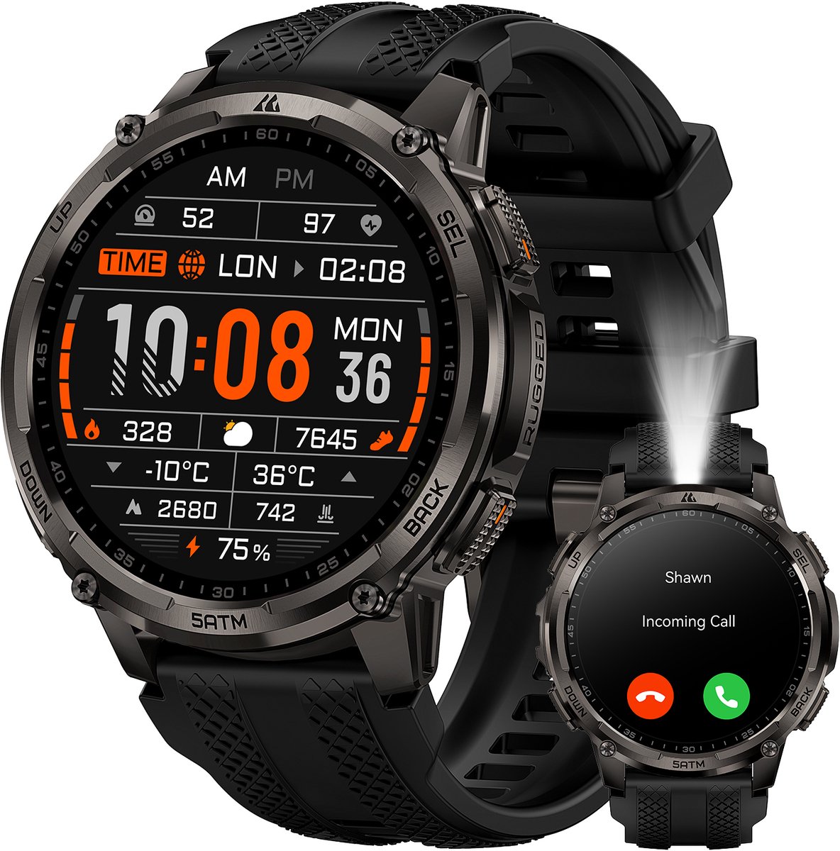 Kospet T4c Smartwatch Zwart