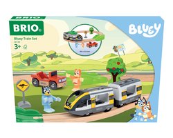 BRIO World Bluey treinset met Bluey en Bingo - houten treinbaan - 15-delig - vanaf 3 jaar