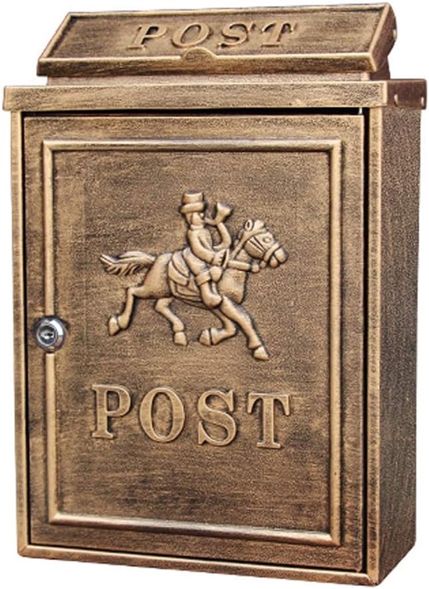 Brievenbus - Buitenpostbus - Post Ontvangen - Smal gleuftype - 28.4*12.5*41cm - Zwart