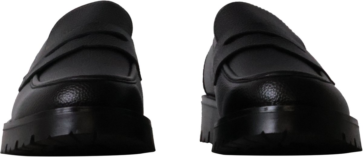 Lage leren mocassin