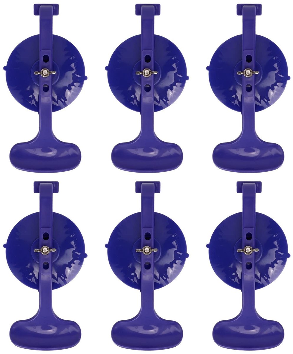 Dailygoods- Zuignap Set 6 Stuks - Sterke Klemkracht - Zuignap Klemmen - Auto/Huishouden - ABS Materiaal - Eenvoudig Onderhoud - Zuignapset