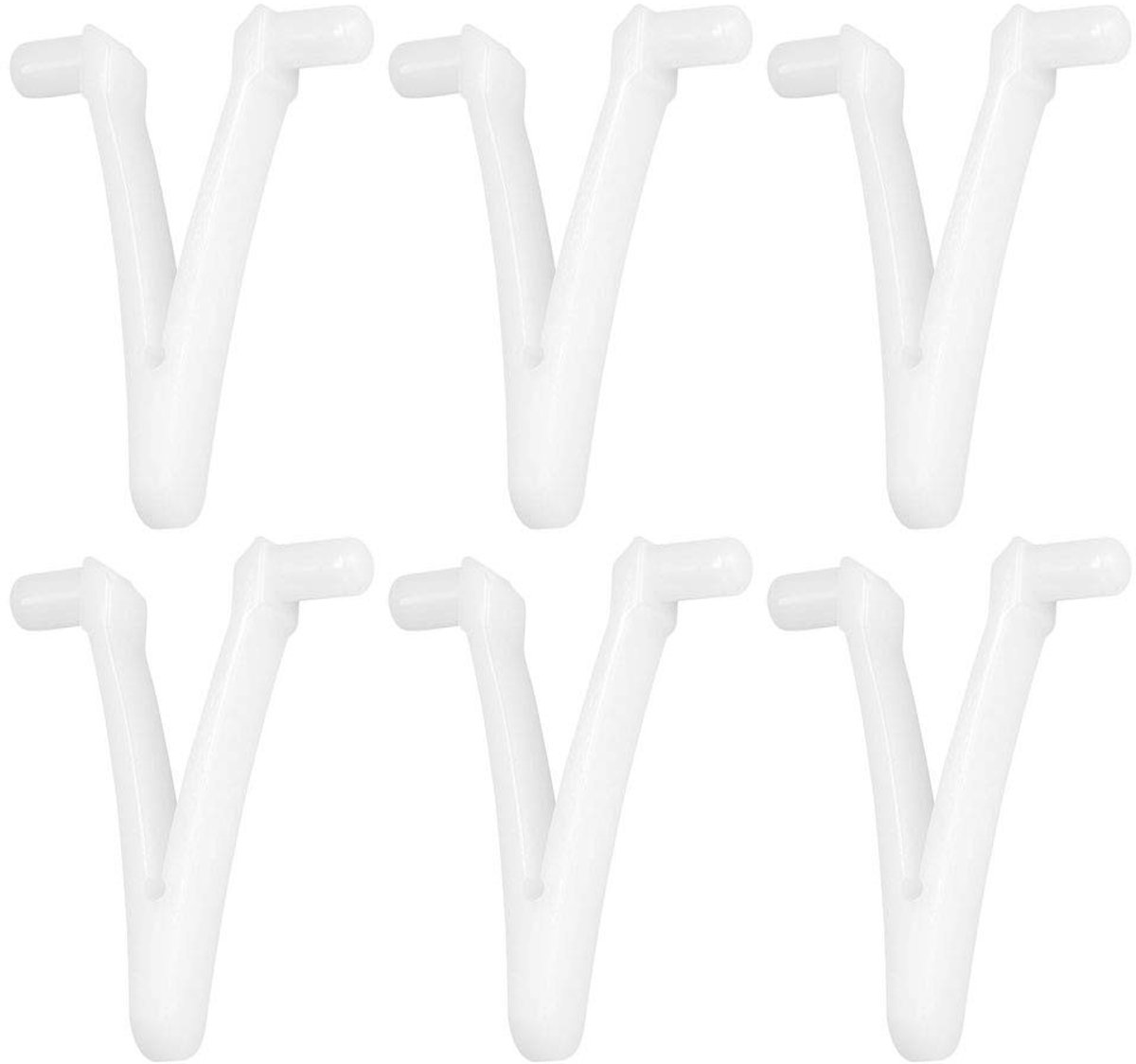 Dailygoods- Vlinderclips 6 Stuks - Bevestigingsclips Auto - Zwembadaccessoire - Vervangende V-Clips - Duurzaam - Eenvoudig te installeren
