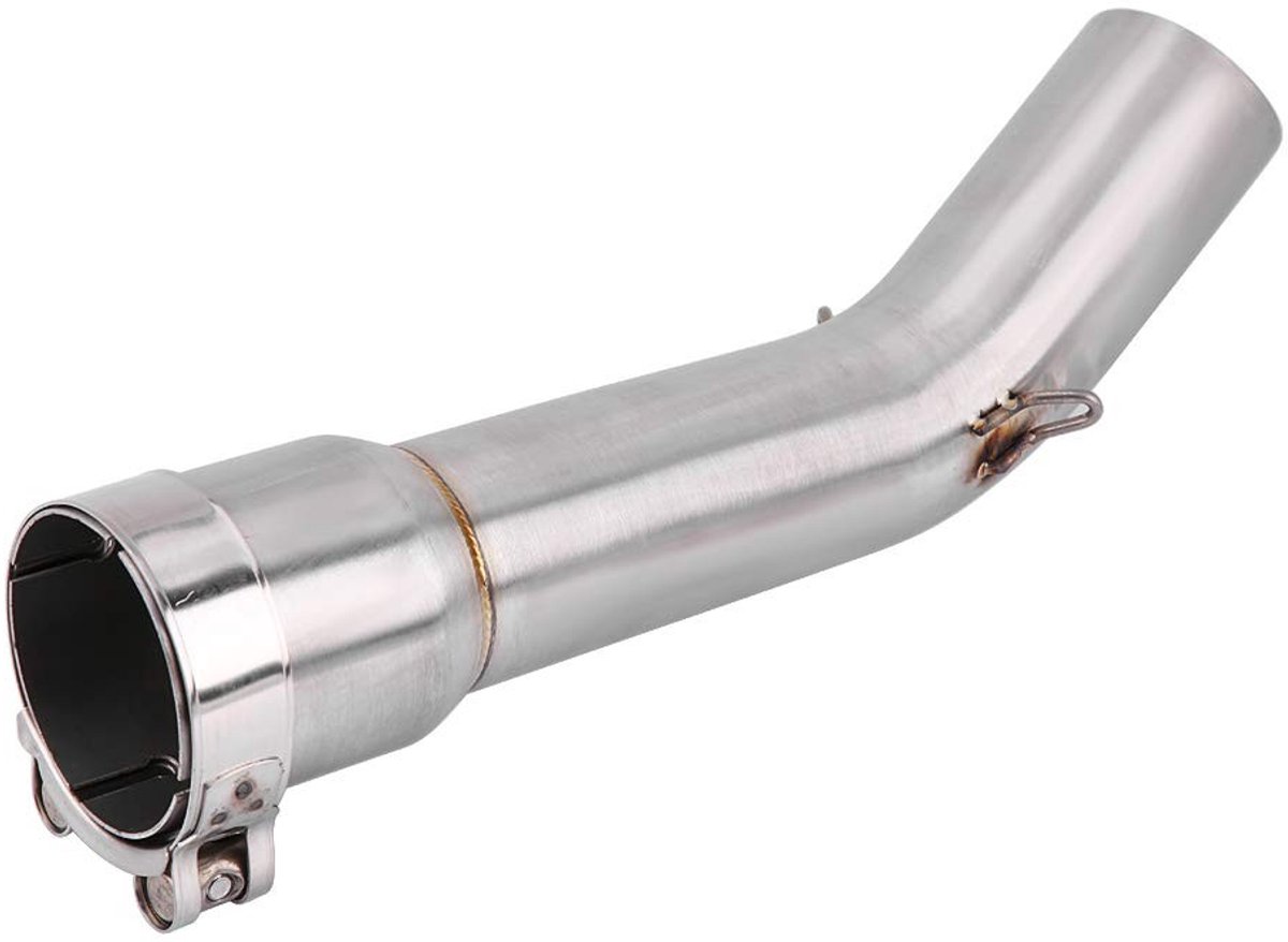 Dailygoods - Motorfiets Uitlaatpijp - Slip On Racing - Vervangingspijp - Geschikt voor FZ1 FZ1-N 2006-2015 - Hoogwaardige Adapter - Perfecte Pasvorm