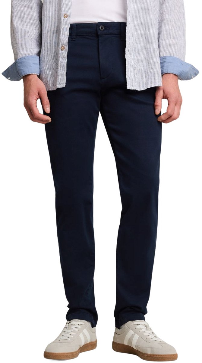 Tom Tailor Heren Chino Broek slim Blauw 34W / 32L Volwassenen