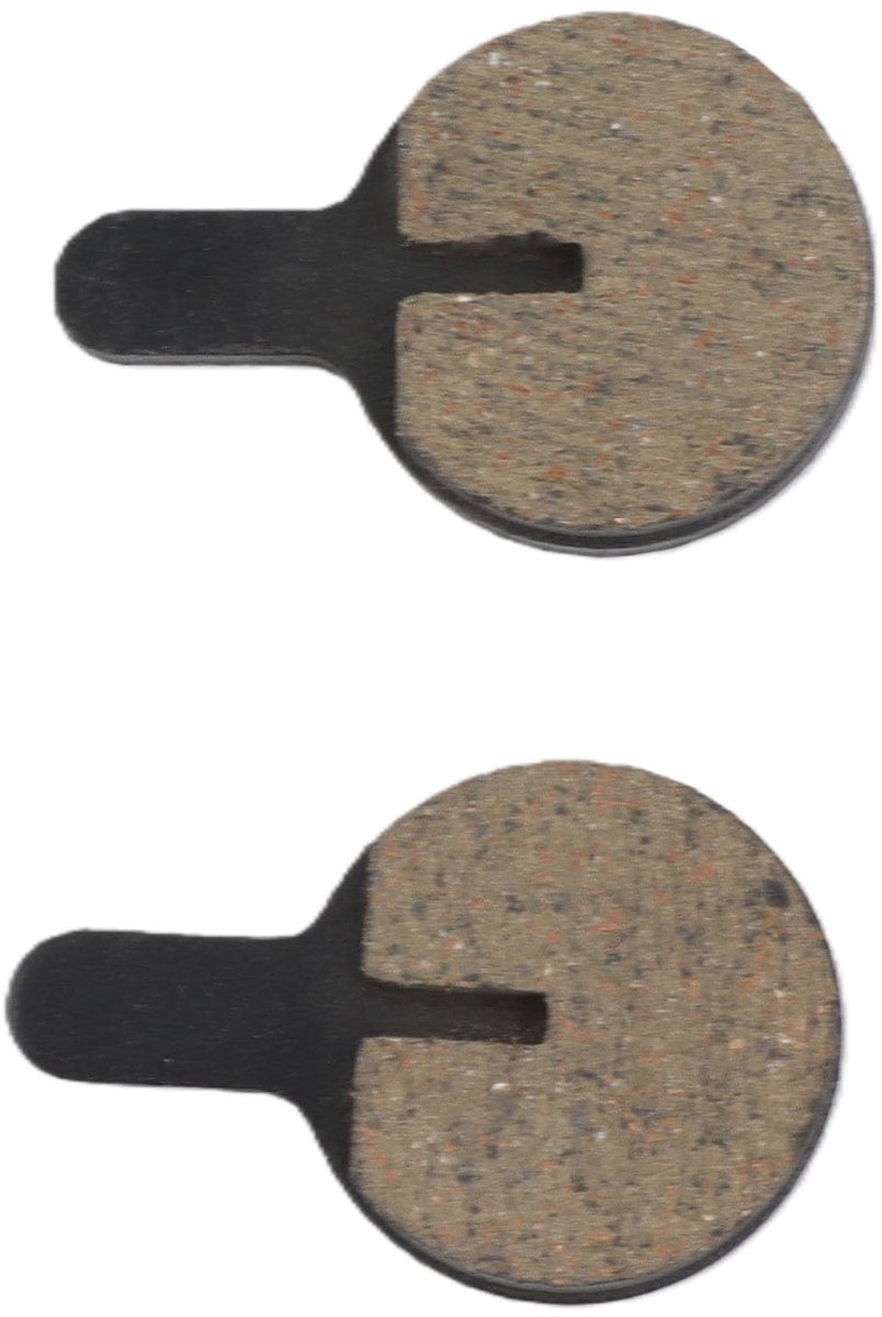 Dailygoods- Fietsschijfremblokken Stalen Achterplaat - Remblokken Fiets - Hars Semimetalen Pads - Geluidloze Remkracht - Schijfvriendelijk - Glad en Stabiel Remmen