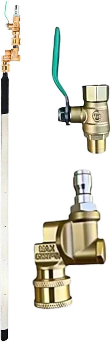 Radiator Reiniger - Hogedruk Wand - Efficiënt Reinigen - Roestvrij Staal - 61 cm - Zilver