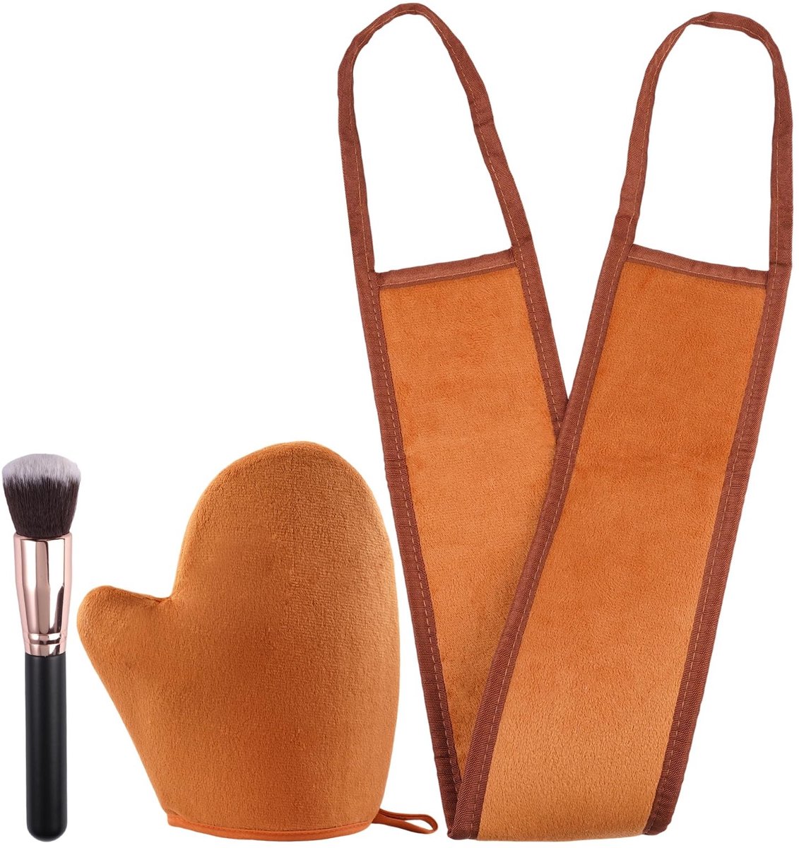 Dailygoods- Bruiningshandschoen 3-in-1 Set - Applicator - Microvezel - Zelfbruiner - Huidverzorging - Comfortabele ervaring