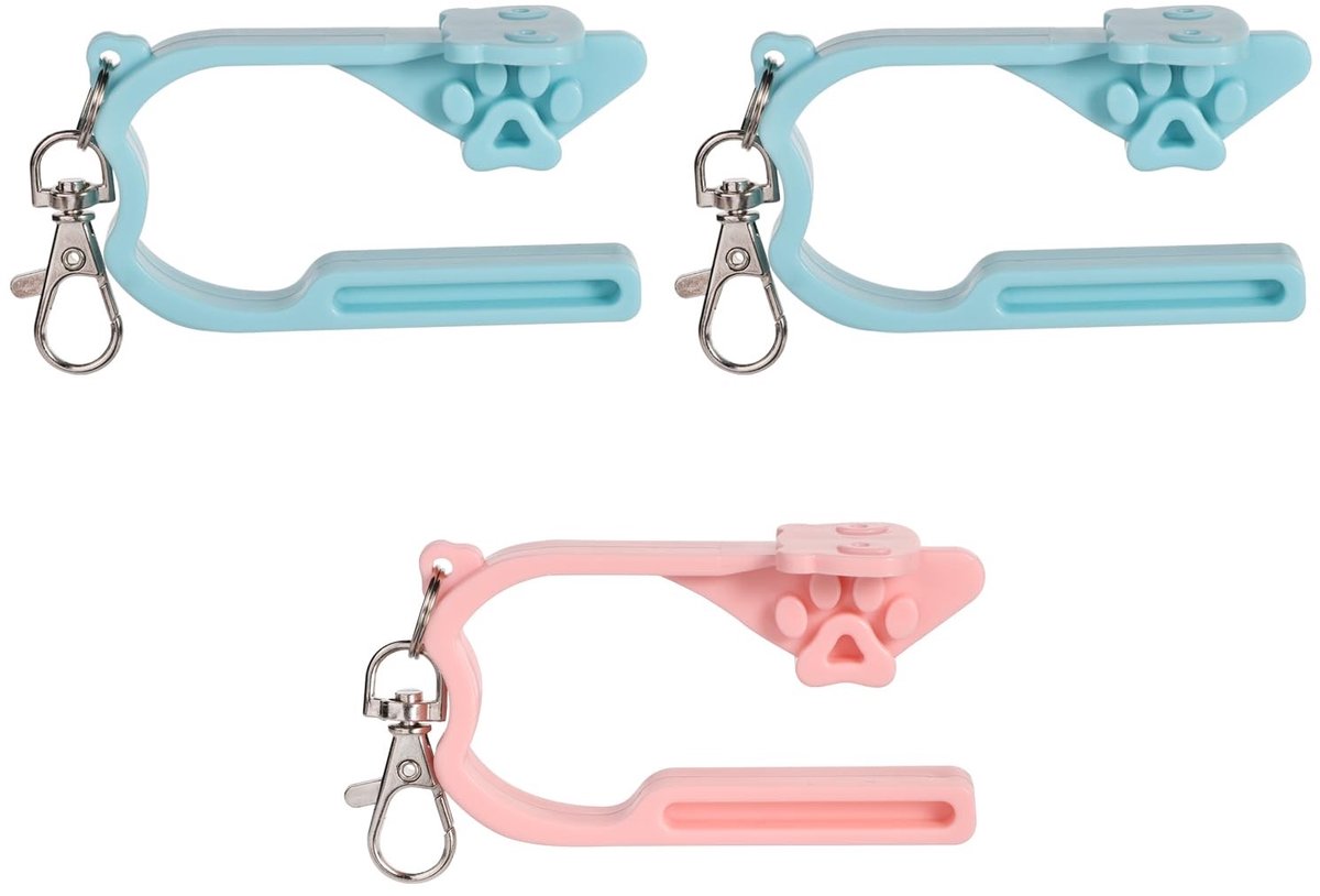 Dailygoods- Veiligheidsgordel Clip Guard - 3 Stuks Ontgrendelingsgereedschap - Veiligheidsgordel Kinderstoel - Veiligheidsgordel Hond - Premium Materiaal - Bescherming voor Peuters - Veiligheidsgordeltool