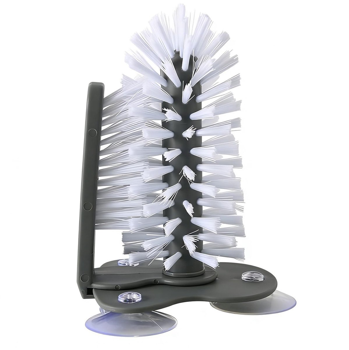 Dailygoods- Afwasborstel met Zuignap - Glasreiniger voor Keuken - Borstel voor Flessen - Nylon Borstel - Reinigingsgereedschap - Lichtgewicht