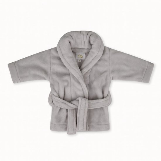 Dreamhouse Coral Fleece Baby Badjas - Superzacht Fleece - Stone Pearl - Unisex van Dreamhouse — afbeelding 2