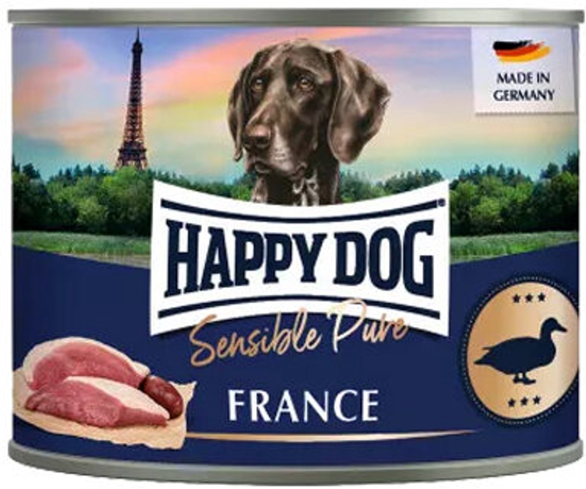 Happy Dog Happy Dog Sensible Pure France - Eend - 12 x 800 g