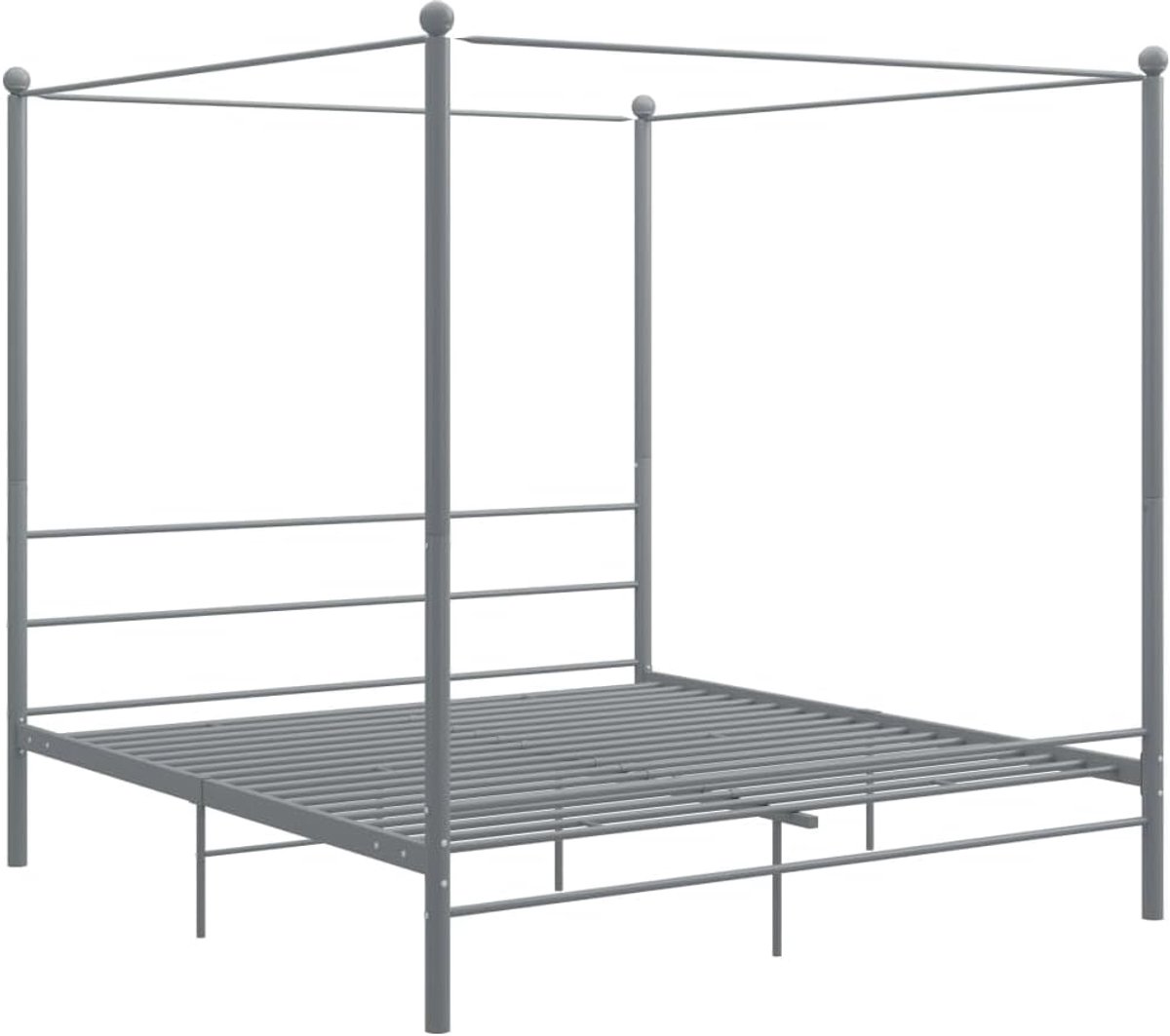 Hemelbedframe Metaal - Luiwagen Frame - Slaapkamer Aankleden - Gepoedercoat Duurzaam - 180