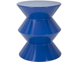 Bijzettafel Zag End Table Blue Ø 37,5×45 cm
