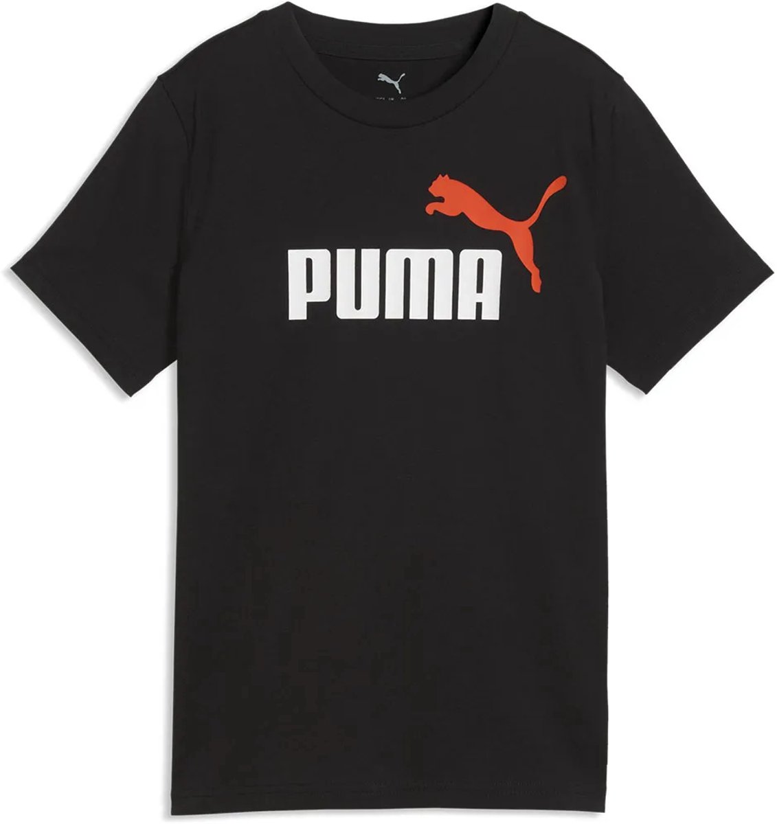 Puma Essential 2 Color Nº1 Logo T-shirt Met Korte Mouwen 9-10 Years Jongen Zwart